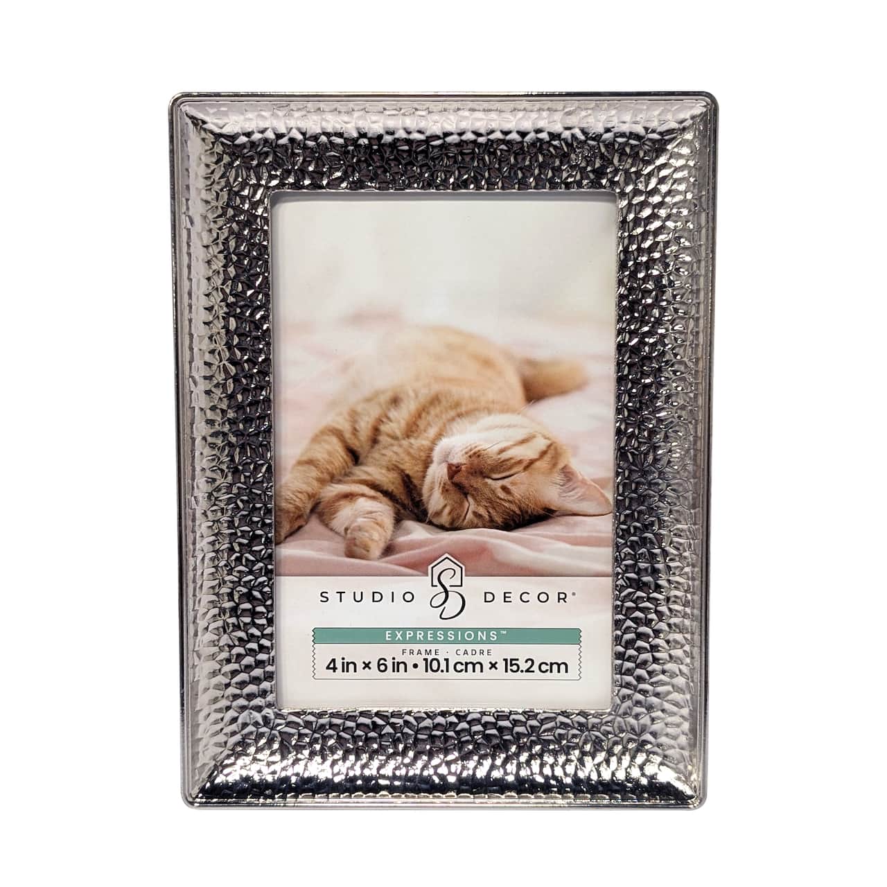 Expressions™ Silver Hammered Metal Frame by Studio Décor®
